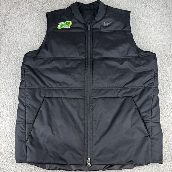 Nike‎ Synthetic Fill Core Reversible Golf Vest 932303-010 Men's Xl Black - Picture 1 of 12